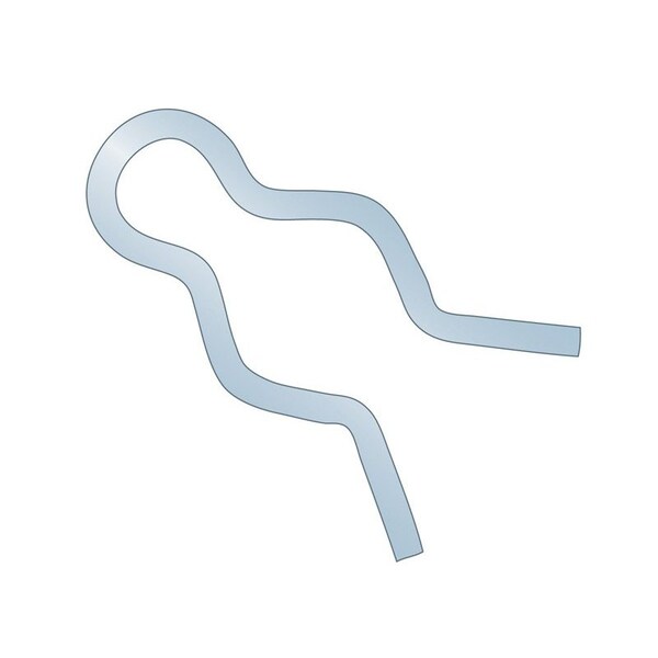 Heritage Industrial Hair Cotter Pin, 1/16 in Dia, 1 in L, MB Spring Wire BPXZ-402 - main